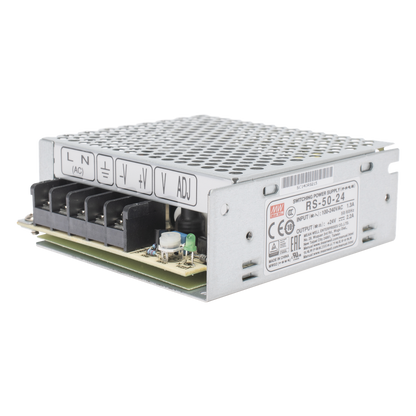Fuente de Poder Industrial Conmutada 50W de Potencia, 24Vcc, 2.2A