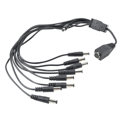 Cable con 9 Vías para Alimentar 8 Cámaras TurboHD y DVR TurboHD Epcom / Hikvision