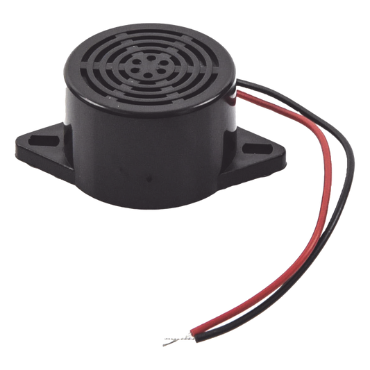 Zumbador para Chapas y Contrachapas / 85 dB / 12 Vcc / Avisa cuando la puerta se abre / Diseño compacto ABS