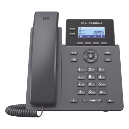Teléfono IP Wi-Fi Grado Operador, 2 líneas SIP con 4 cuentas, codec Opus, IPV4/IPV6 con gestión en la nube GDMS