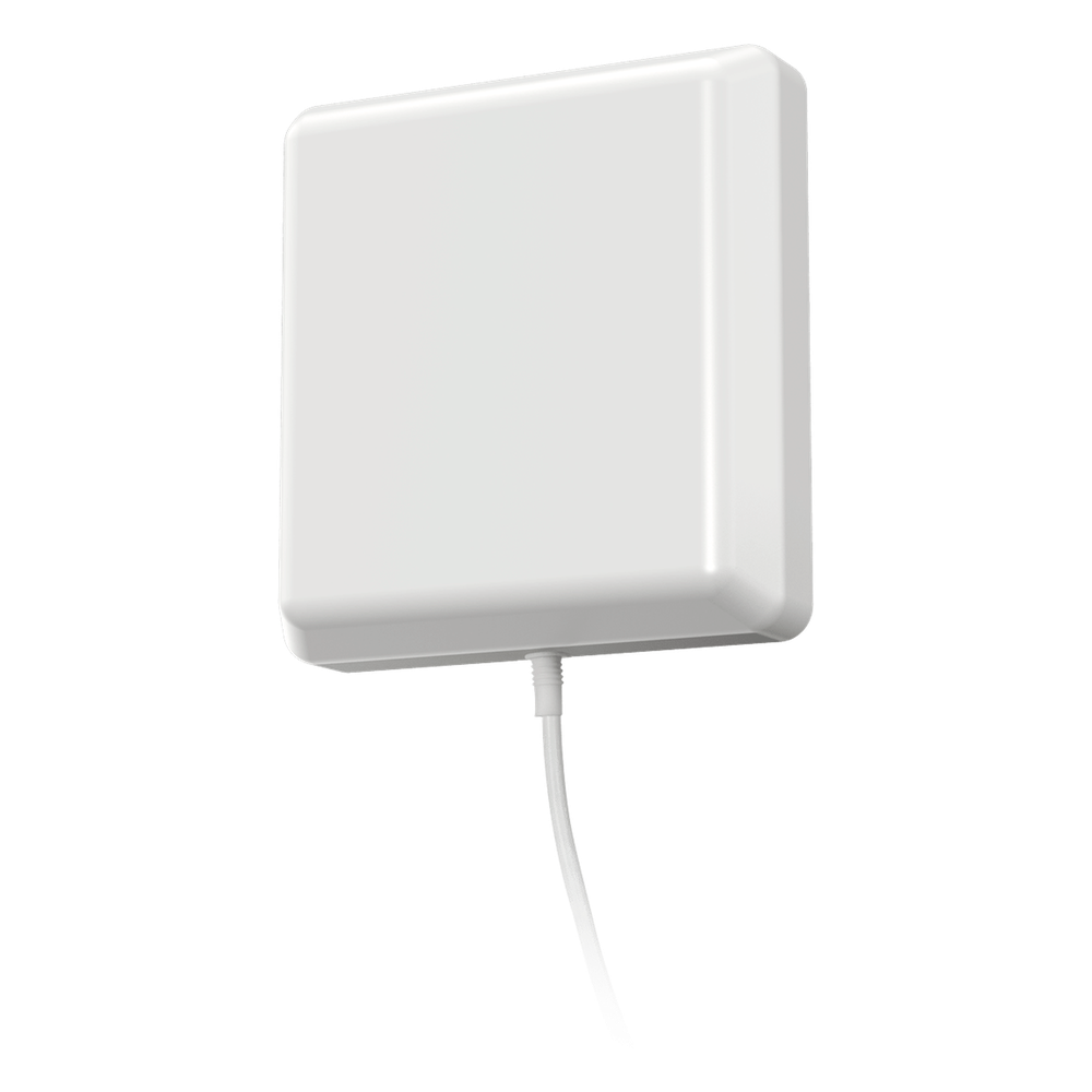 Antena Tipo Panel Multibanda 617-960 MHz/ 1710-2700 MHz. Para interior. Especial para amplificadores y dispositivos celulares Multi-tecnología
