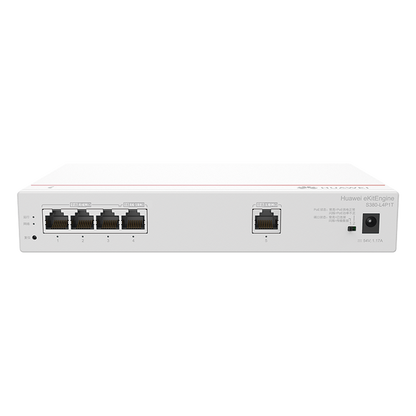 Router Multi-Servicio / 1 puerto 10/100/1000 Mbps(WAN) / 4 puertos 10/100/1000 Mbps(LAN) PoE+ (802.3af/at) / 50W / Rendimiento 1 Gbps / Controla
