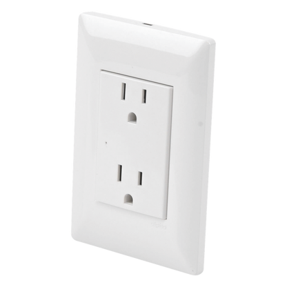 Contacto Inteligente de Pared Doble 120, 15A, con Supresor de Picos Tipo A