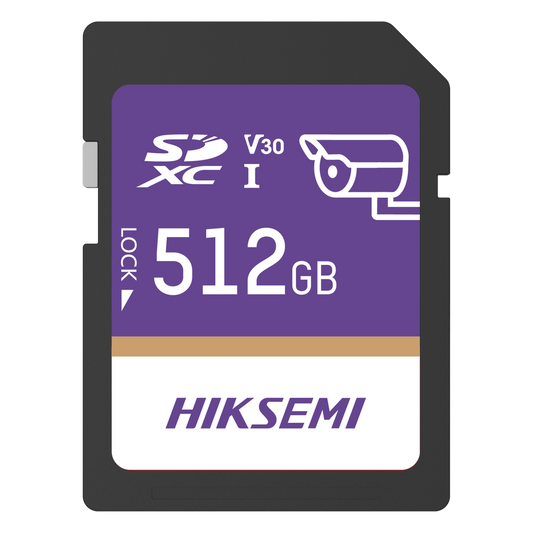 Tarjeta SD GuardPro P10 / 512 GB / 100 MB/s Lectura / 90 MB/s Escritura / Clase 10 U3 V30 / 3D TLC NAND / Especializada Para Videovigilancia 24/7