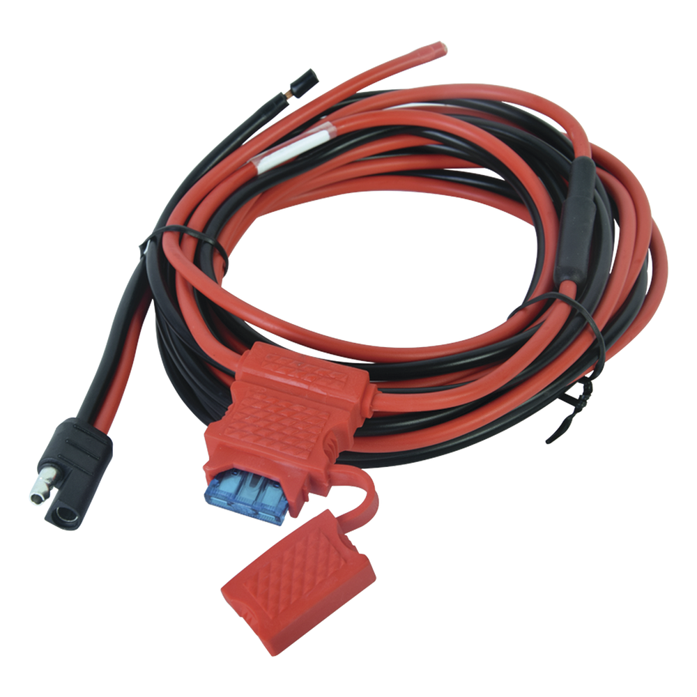 Arnés de Corriente 12 V / 20 A con Portafusible y Fusible de 15 A / Cable 3 m (9.8 ft) Calibre 14 AWG / Radios Móviles Motorola GM300, PRO3100