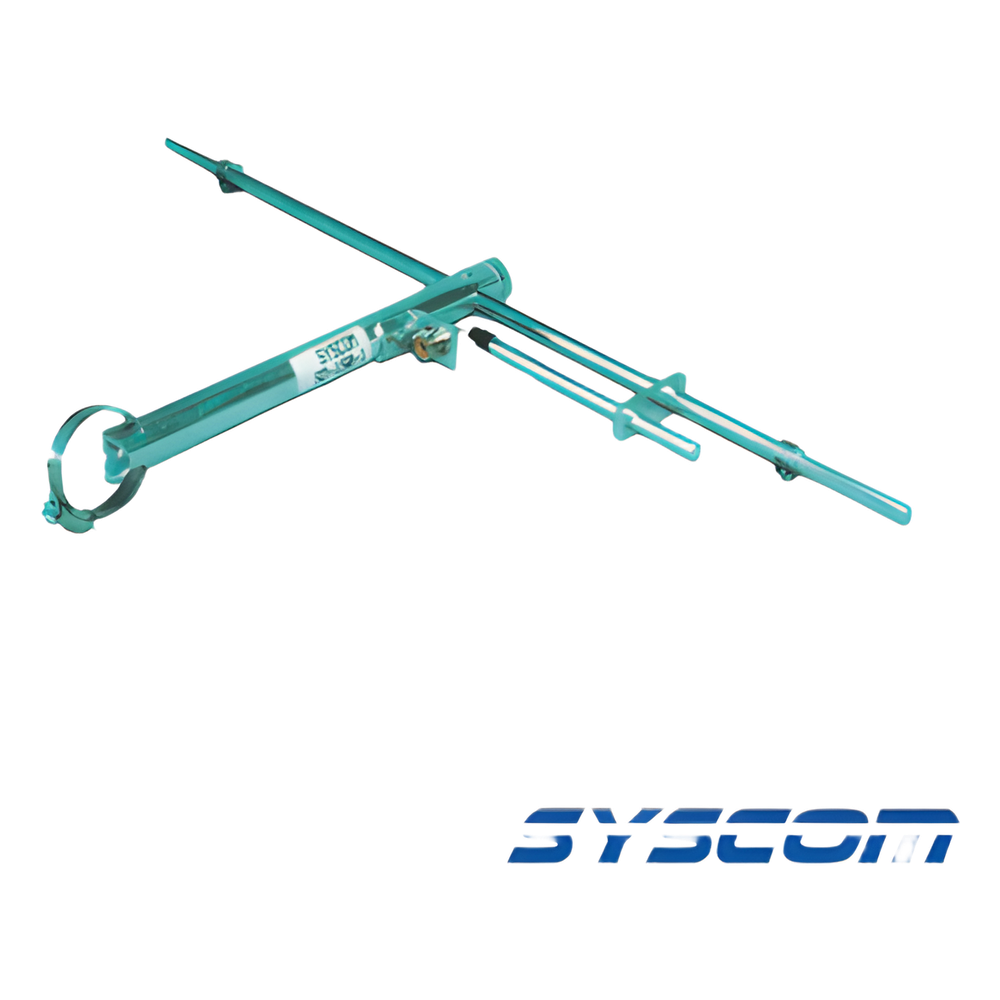 Antena Base UHF, de 1 Dipolos, Rango de Frecuencia 470 - 512 MHz