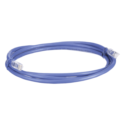 Cable de Parcheo UTP, Cat6A, 24 AWG, CM, Color Azul, 1.52 Metros (5 Pies)