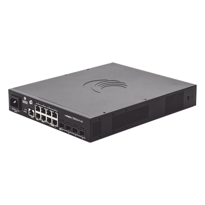 Switch cnMatrix TX1012-AC-P PoE Ideal para WISP / 8 Puertos Gigabit PoE + 4 SFP+ / PoE Budget 200W /Capa 2 y Capa 3