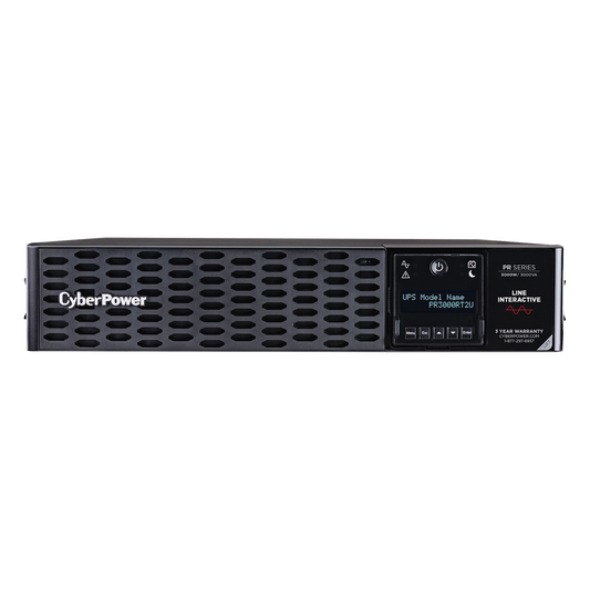 UPS de 3000 VA/3000 W, Topología Línea Interactiva, Entrada 120 Vca NEMA L5-30P, Onda Senoidal Pura, Torre o Rack 2 UR, Con 8 Tomas NEMA 5-20R y 1