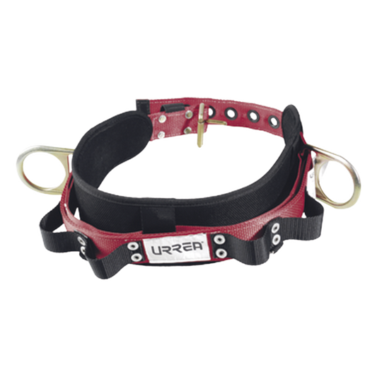 Cinturón para liniero, talla 36, con bandas para porta herramientas y dos anillos tipo D.
