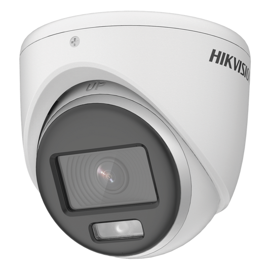 [ColorVu] Turret TURBOHD 2 Megapixel (1080p) / Imagen a Color 24/7 / Lente 2.8 mm / METAL / Luz Blanca 20 mts / Exterior IP67 / TVI-AHD-CVI-CVBS