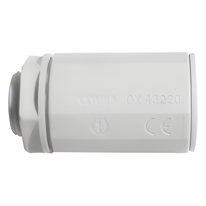 Conector de tubería rígida a caja (Racor), PVC Auto-extinguible, de 40 mm