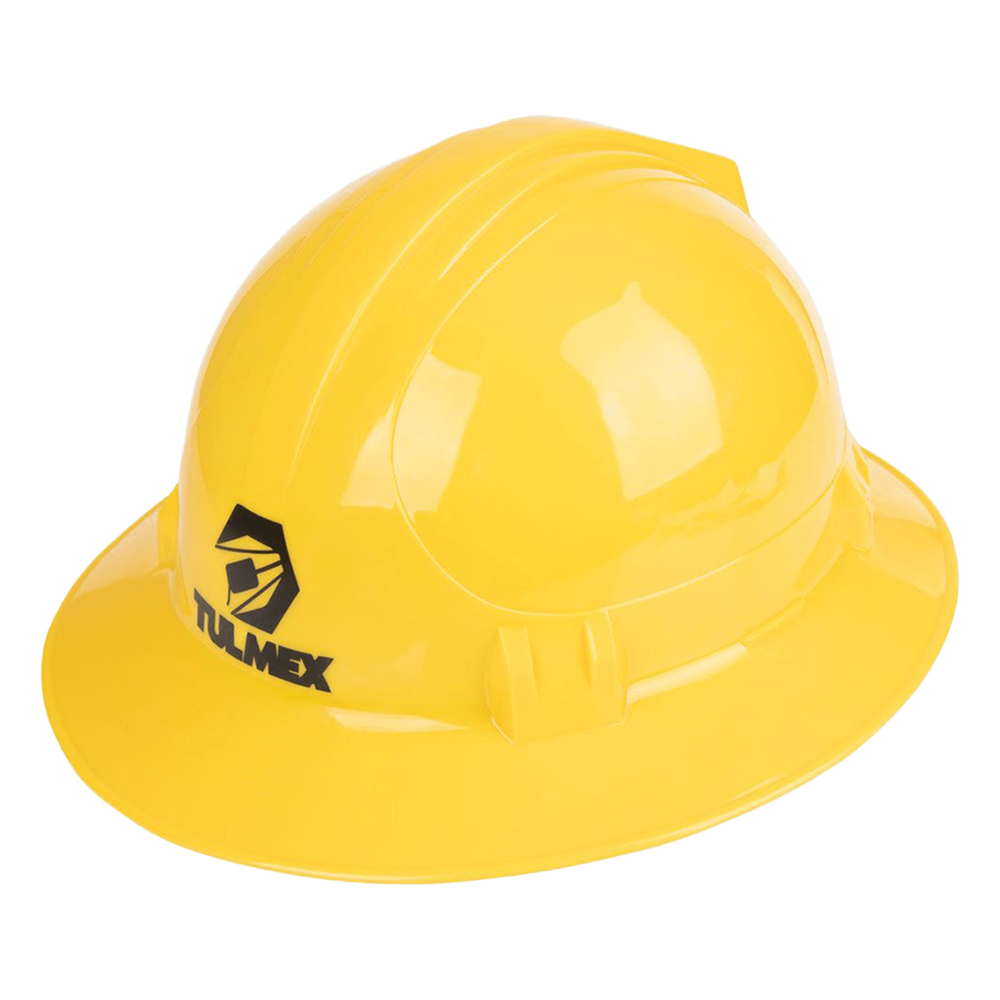 Casco de Seguridad Tipo ala Ancha / Color Amarillo