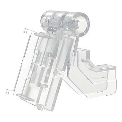 Gancho en T con Placa Trasera Adaptadora para Etiqueta de Tinta Electrónica / AccessPRO / Diametro 5-9 mm / Compatible con 2.13" - 2.66" - 2.9"