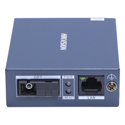 Convertidor Fibra Óptica / Receptor / Monomodo (RX) / 1 Puerto SFP (SC) 100 Mbps / 1 Puerto RJ45 10/100 Mbps / HASTA 20 KM / Plug and Play