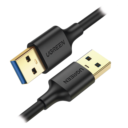 Cable USB-A 3.0 a USB-A 3.0 / 2 Metros / Macho a Macho / Conector Niquelado / Núcleo de Cobre Estañado / Blindaje Múltiple / Velocidad 5Gbps / No