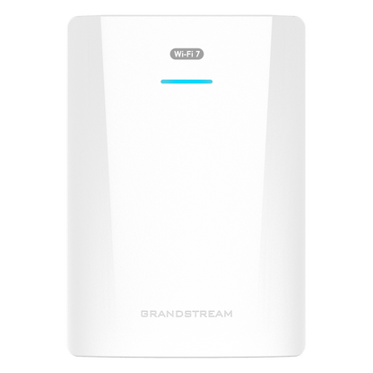 Punto de Acceso Wi-Fi 7 para Pared / GWN7670WM / MIMO 2x2:2 DL-UL OFDMA / Modulación 4096 QAM / 2.5G Ethernet PoE+ / Hasta 256 Clientes / QoS