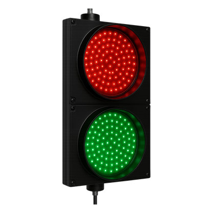 Semáforo / Señalización Rojo y Verde / Diametro 20 cm.
