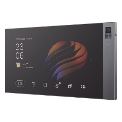 Pantalla táctil Hub controlador integrable con sistemas de automatización compatible con múltiples marcas. Conexión Wifi y Ethernet