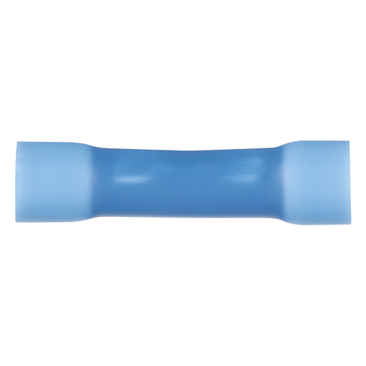 Conector de Empalme a Tope, Para Cables de 16 a 14 AWG, De Vinilo Aislado, Color Azul, Paquete de 50 Piezas