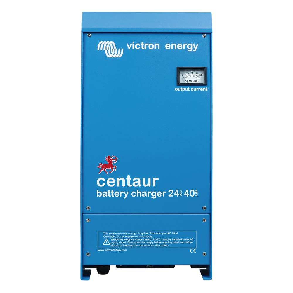 Centaur 24/40 / Cargador de Baterías 24V, 40A / Para Ambientes Marinos y Terrestres. / Bancos de 160 a 400 Ah