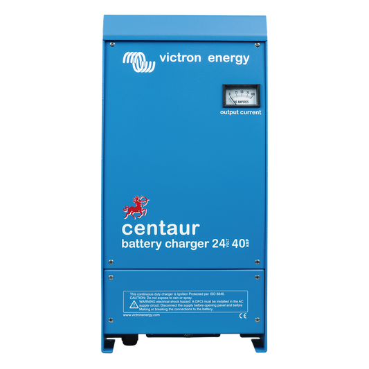 Centaur 24/40 / Cargador de Baterías 24V, 40A / Para Ambientes Marinos y Terrestres. / Bancos de 160 a 400 Ah