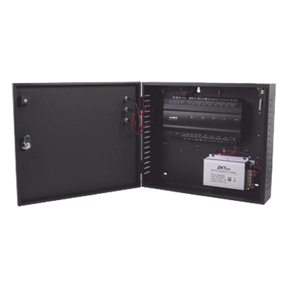 Controlador de Acceso 2 Puertas / 3,000 Huellas 30,000 Tarjetas / TCP/IP / Gabinete y Fuente 12V 5A