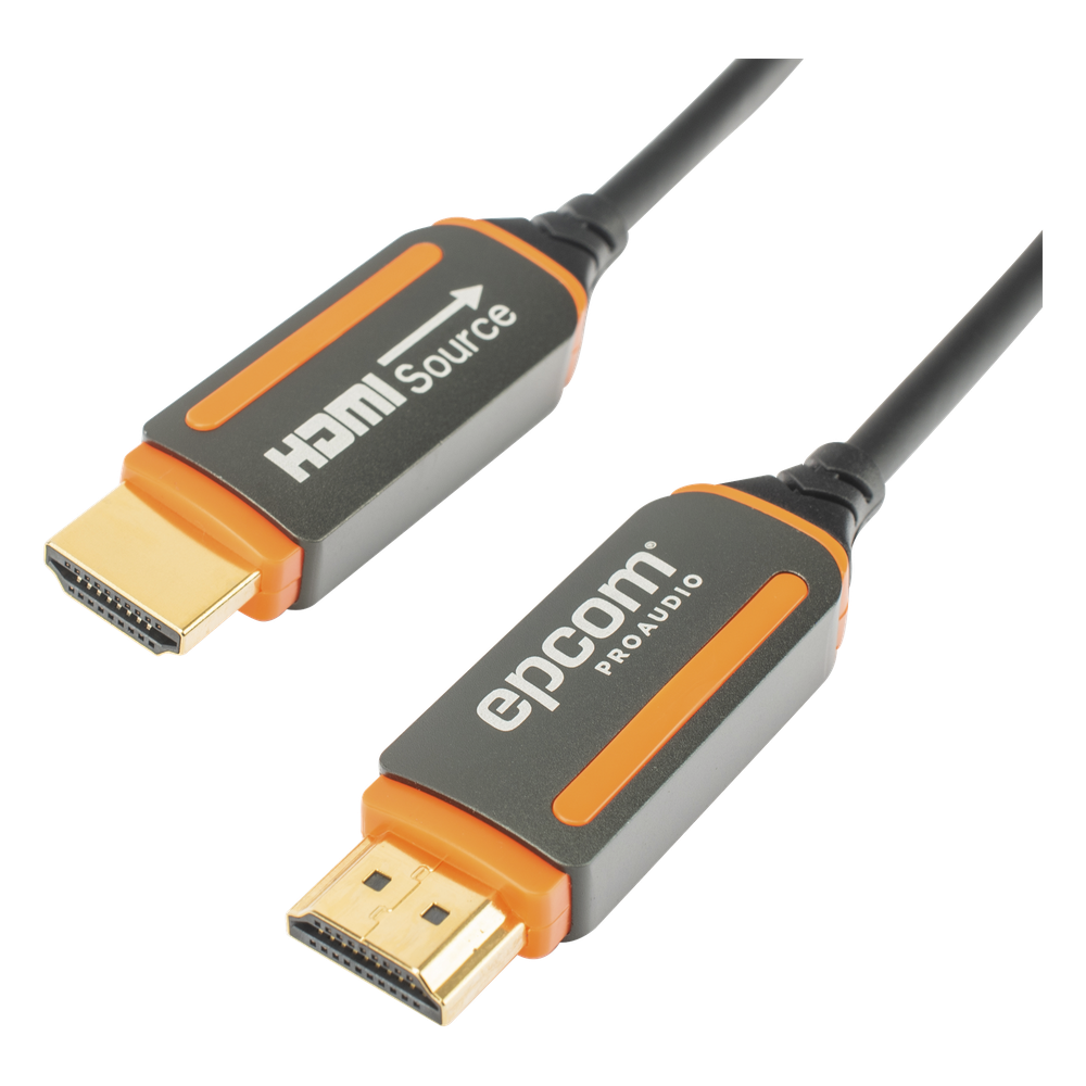 Cable HDMI de Fibra Óptica de 30 Metros (98.43 Pies) | Alta Definición | Versión 2.0 | Alta Velocidad 18Gbps | 4K@60Hz | HDCP 2.2 | Resistente a EMI