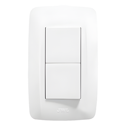 Apagador Duplex de 10 A / 127 V CA ~60 HZ / Color Blanco.