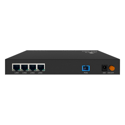 ONU Dual EPON/GPON / 4 Puertos PoE 802.3af/at Gigabit / 1 Puerto SC/UPC