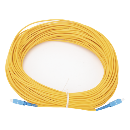 Jumper de Fibra Óptica Monomodo SC/UPC-SC/UPC Simplex de 40 Metros (131.23 Pies), 3mm