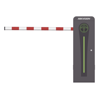 Barrera Vehicular con Brazo Abatible por Colisión 4 mts INCLUIDO / Izquierda / Alto Desempeño / Brushless / Semáforo Rojo-Verde en Gabinete / Incluye