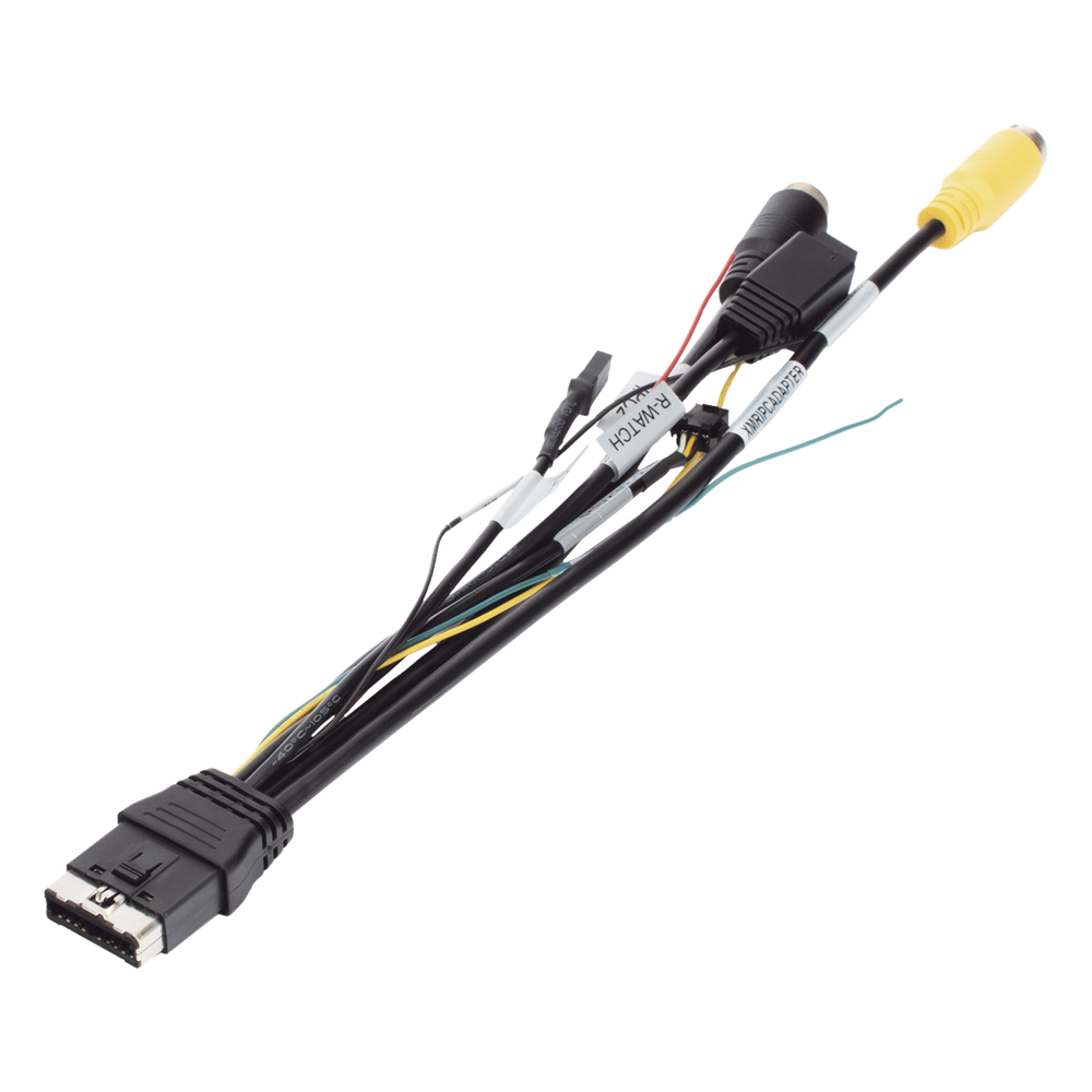 Cable adaptador / posibilita la inclusión de un canal IP, incorpora salida de video conector tipo aviación 4 pines y datos RS485 / compatible con