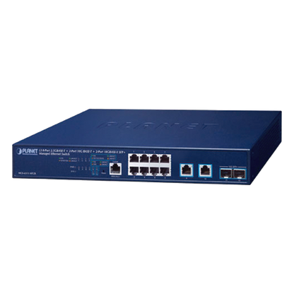 Switch Administrable Capa 3, 8 Puertos de 2.5G BASE-T, 2 Puertos de 10 G BASE-T, 2 Puertos SFP de 10 G