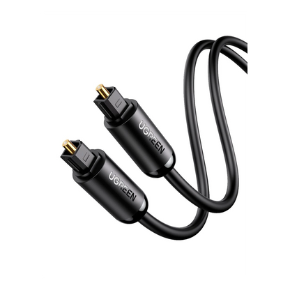 Cable Óptico Toslink (S/PDIF) de Alta Calidad para Audio Digital / 3 Metros (9.84 Pies) / Tapa de Protección / Dolby 7.1 Canales / Diseño Durable
