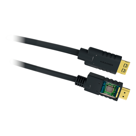 Cable HDMI Activo 4K a 60Hz | HDR, Triple Blindaje, K-Lock | CA-HM (10.70 mts / 35 ft)