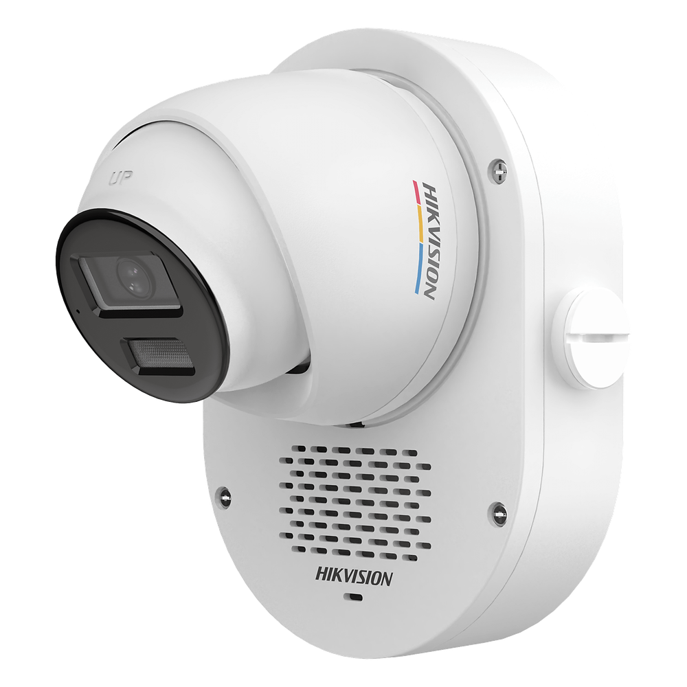 Cámara Turret TURBOHD 2 Megapixel (1080p) / Imagen a Color 24/7 con Apertura F1.0 / Audio Bidireccional y Sirena / Luz Blanca e IR 40 m (131.2 ft)