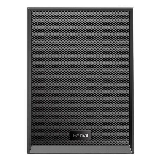 Altavoz SIP IP para voceo y paging, 2 líneas SIP, potencia de hasta 15W, alimentación vía PoE