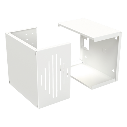 Gabinete para Resguardo de Sirena de 30 W (SF581A o SF581L No incluida), Preparación para Tamper (No incluido).