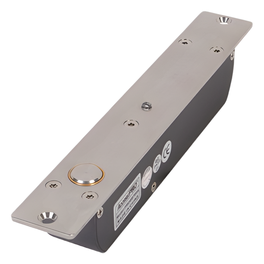 Cerradura de Perno 2000 kg de Sujeción / Cerrada en Caso de Falla (Fail Secure) /Temporizador y Sensor de Puerta