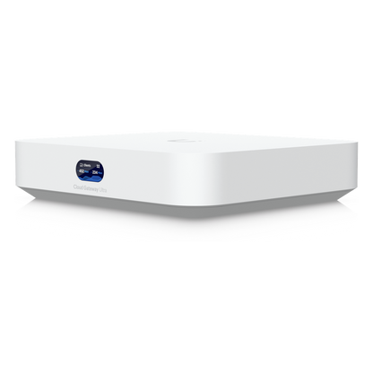 UCG Ultra Cloud Gateway Compacto con Soporte para hasta 30+ Dispositivos UniFi, 300+ Clientes, Enrutamiento IDS/IPS de 1 Gbps y Balanceo Multi-WAN