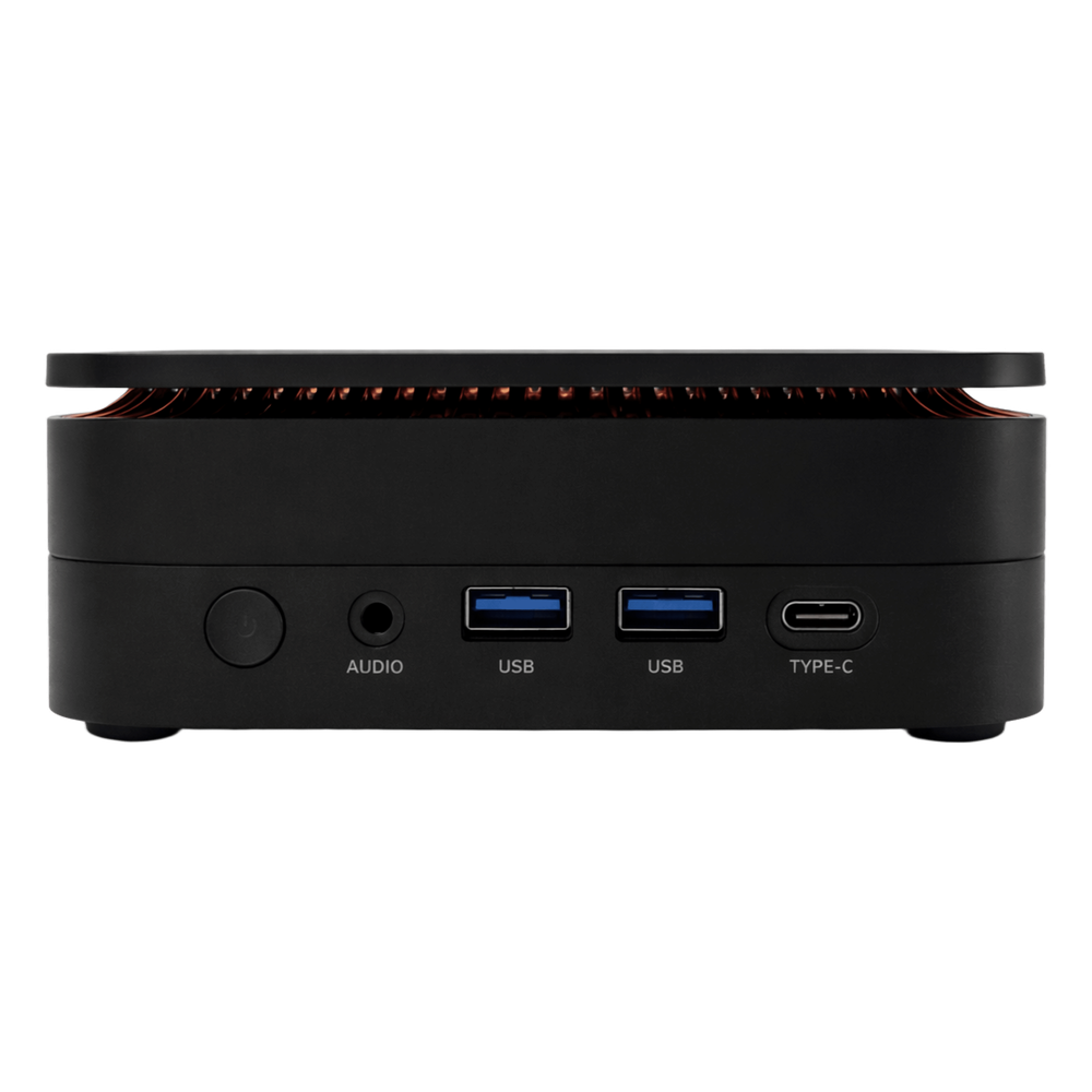 Mini estación de trabajo (Mini PC) / AMD Ryzen 7 7735HS / Wi-Fi 6 / Bluetooth 5.2 / 16 GB DDR5 / 512 GB SSD / Windows 11 / 128 mm × 128 mm × 42 mm