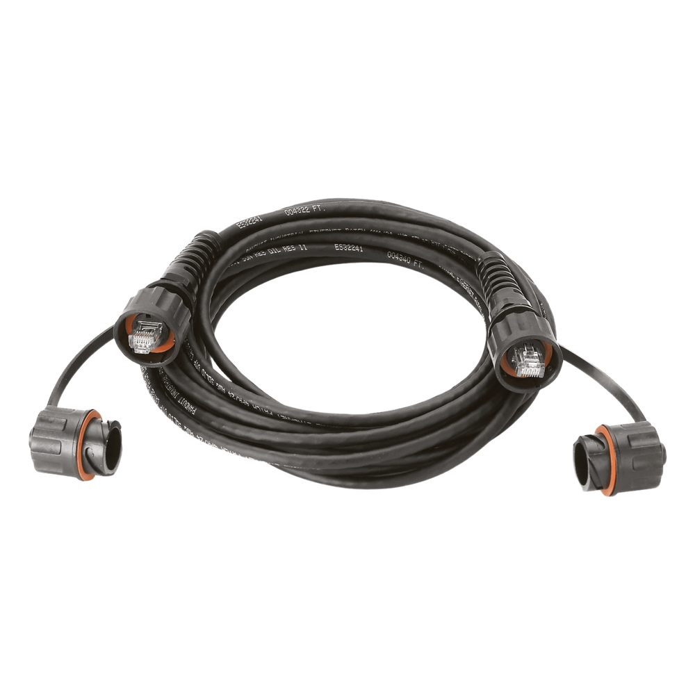 Patch Cord Cat6A IndustrialNet, UTP, Con Plug Industrial y Tapa en Cada Extremo, 1 Metro (3.28 Pies)