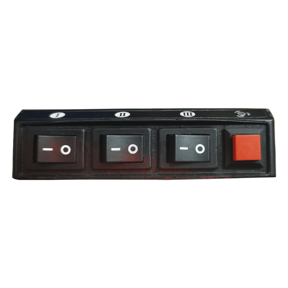 Switch de 4 interruptores para Encendido/Apagado y Control de patrones de destello