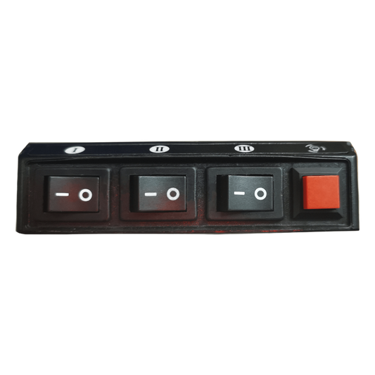 Switch de 4 interruptores para Encendido/Apagado y Control de patrones de destello