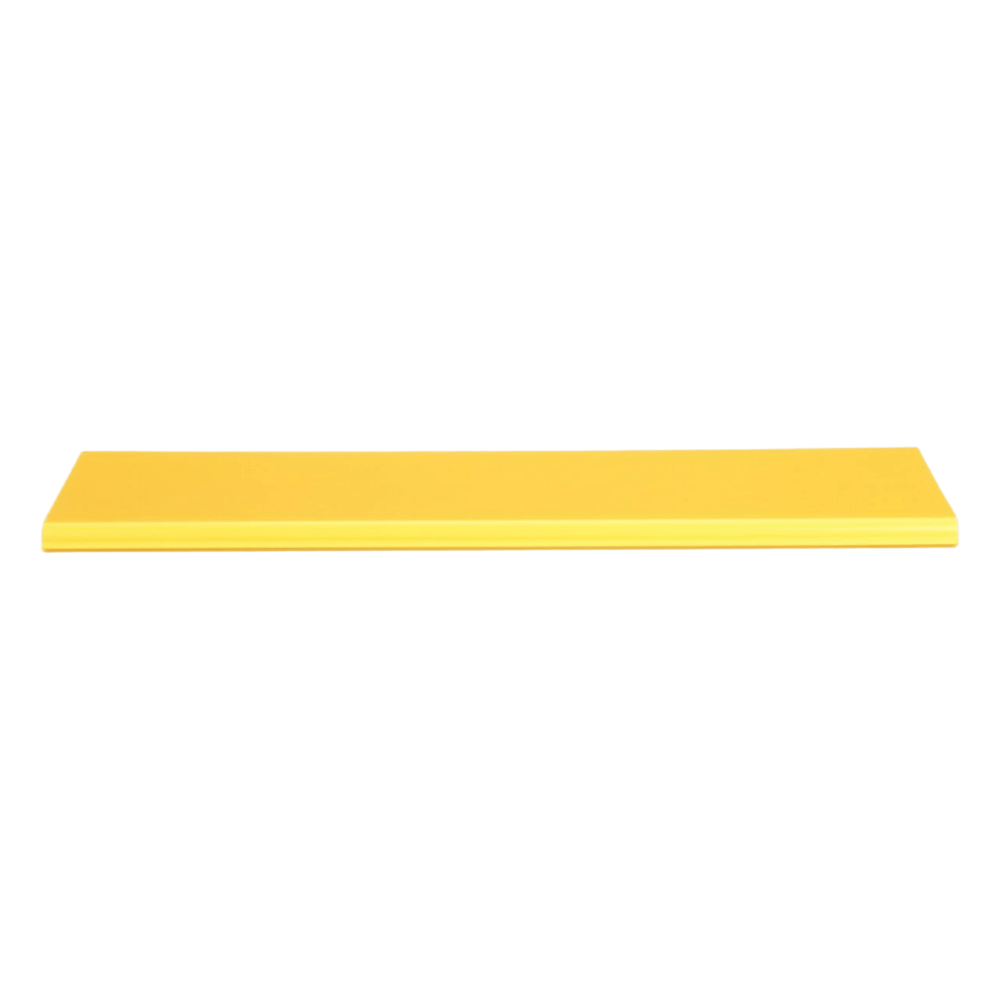 Tapa Con Bisagra a Presión Para Canaleta FiberRunner™ FR6X4YL2, de PVC Rígido, Color Amarillo, 2 m de Largo