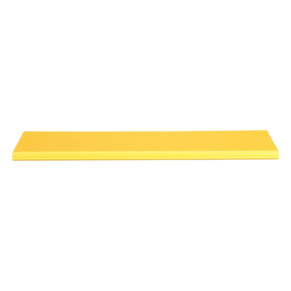 Tapa Con Bisagra a Presión Para Canaleta FiberRunner™ FR6X4YL2, de PVC Rígido, Color Amarillo, 2 m de Largo