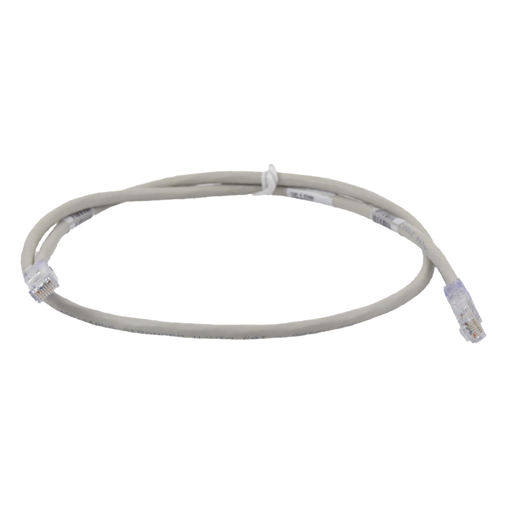 Cable de Parcheo TX6, UTP Cat6, 24 AWG, CM, Color Gris, 0.91 Metros (3 Pies)