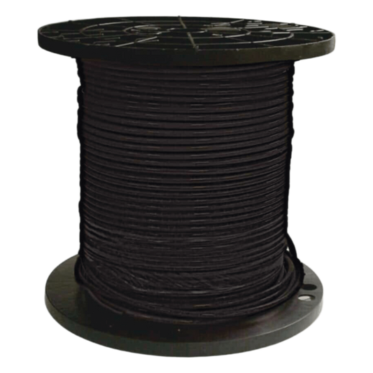 Carrete de 500 metros / Cable Fotovoltaico / Negro / Recubrimiento XLPE / 4mm² / 12 AWG / Hasta 1,800 Vcc