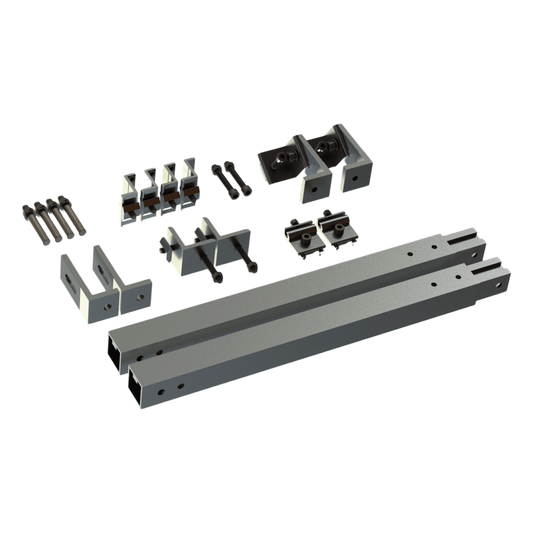 Caja de accesorios de aluminio anodizado para montaje VEKTOR8R1M , arreglo 1X4 para techo
